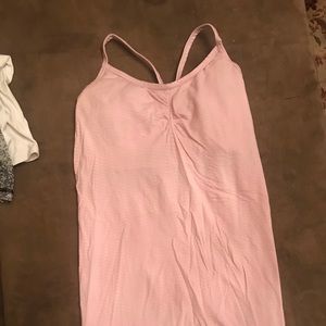 Light Pink Athleta Workout Tank Top